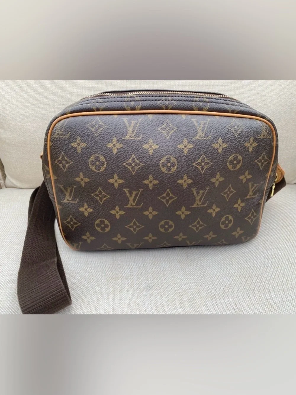 Louis Vuitton Brown Monogram Crossbody Bag
